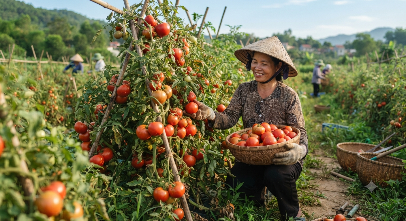 Giai đoạn nuôi quả và thu hoạch (Chín)